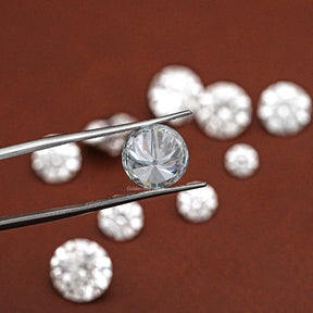 View of Round Cut Lab Grown Loose Diamond