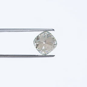 Front View Of Cushion Cut Loose Moissanite