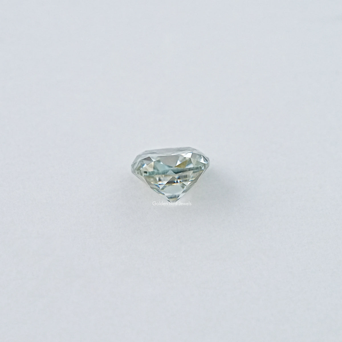 Light Blue Old Mine Cushion Cut Loose Moissanite