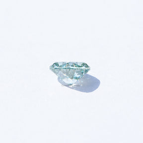 Side View Of  Old Mine Cushion Cut Loose Moissanite
