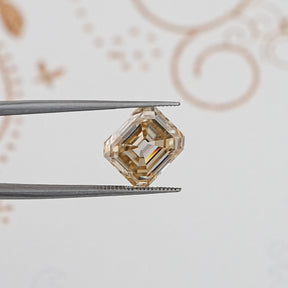Old Mine Asscher Cut Loose Moissanite