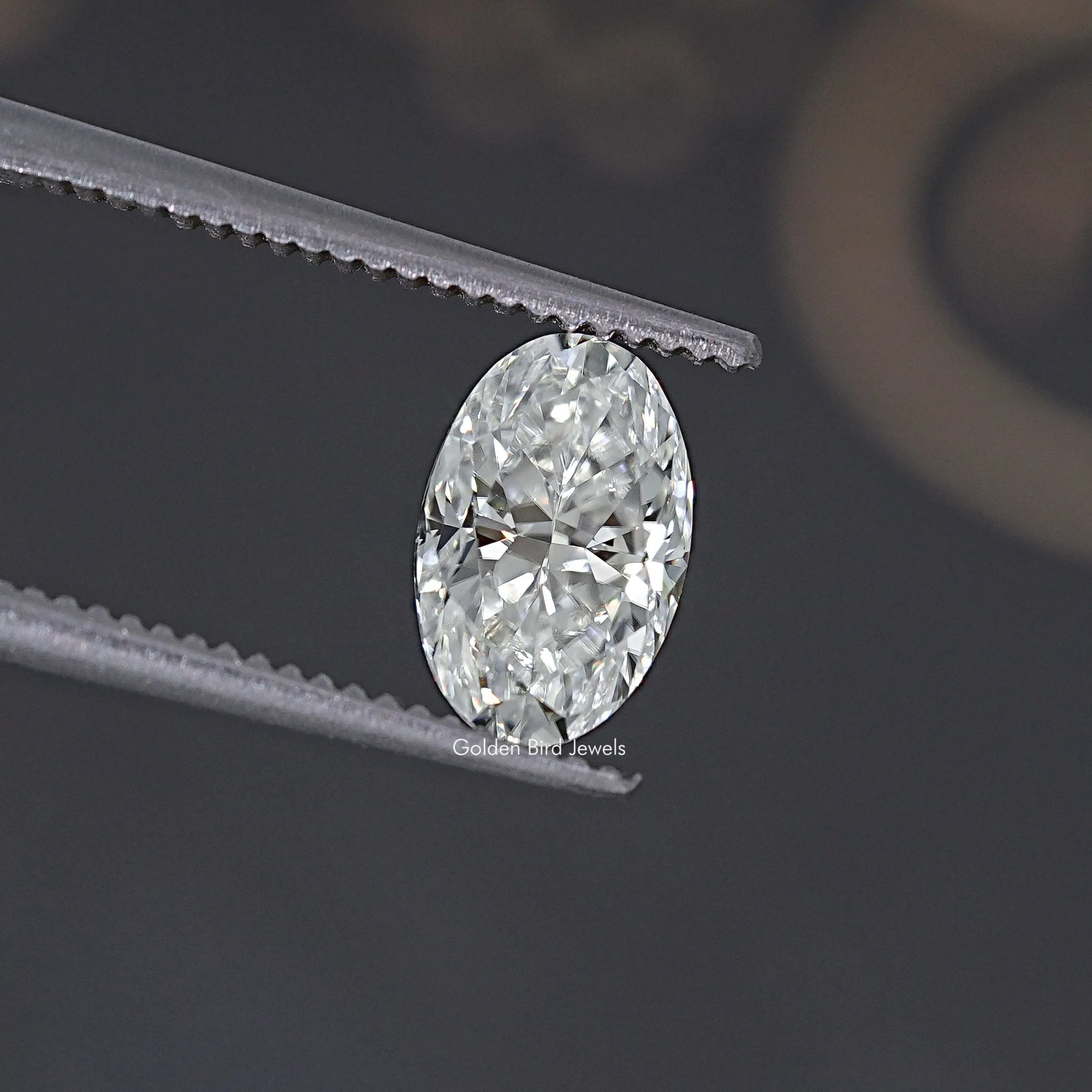 Crushed Ice Oval Loose Moissanite