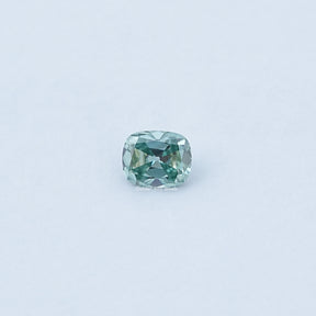 Cushion Cut Loose Moissanite in Blue Color 