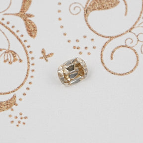 Yellow Old Mine Cushion Cut Loose Moissanite