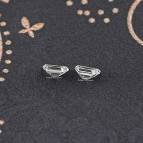 Step Cut Trapezoid Moissanite Matching Pair