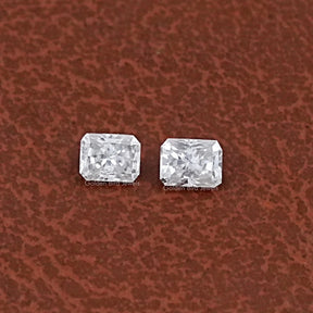 View Of Radiant Cut Loose Moissanite Pair 