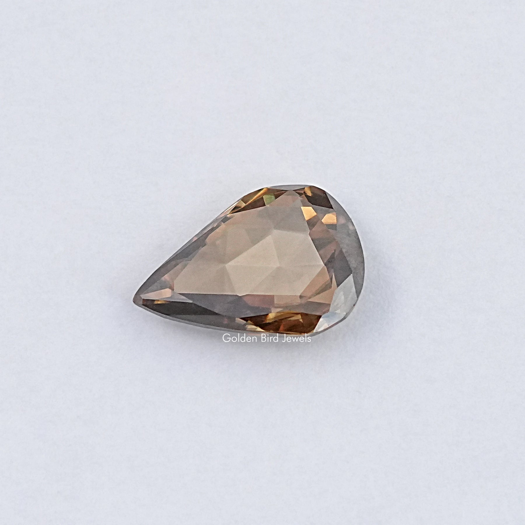 Rose Cut Pear Loose Moissanite