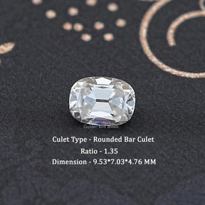 Old Mine Cushion Cut Moissanite Loose Stone