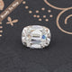 View Of Old Mine Cushion Cut Loose Moissanite Stone