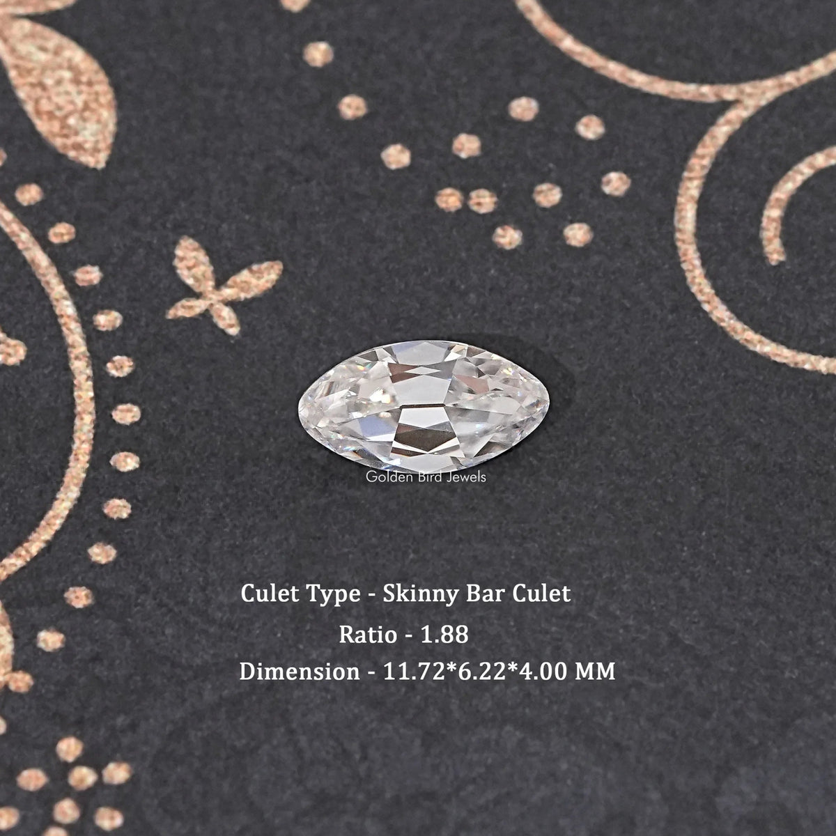 Old Mine Moval Cut Loose Moissanite Stone