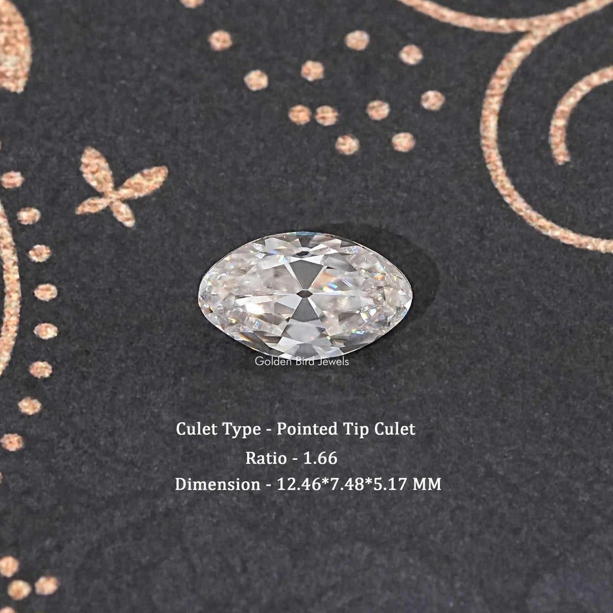 Near Colorless Old Mine Moval Loose Moissanite