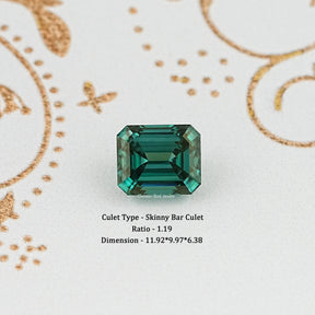 Emerald Cut Loose Moissanite Stone