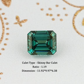 Emerald Cut Loose Moissanite Stone