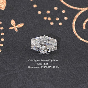 Near Colorless Old Mine Lozenge Cut Loose Stone