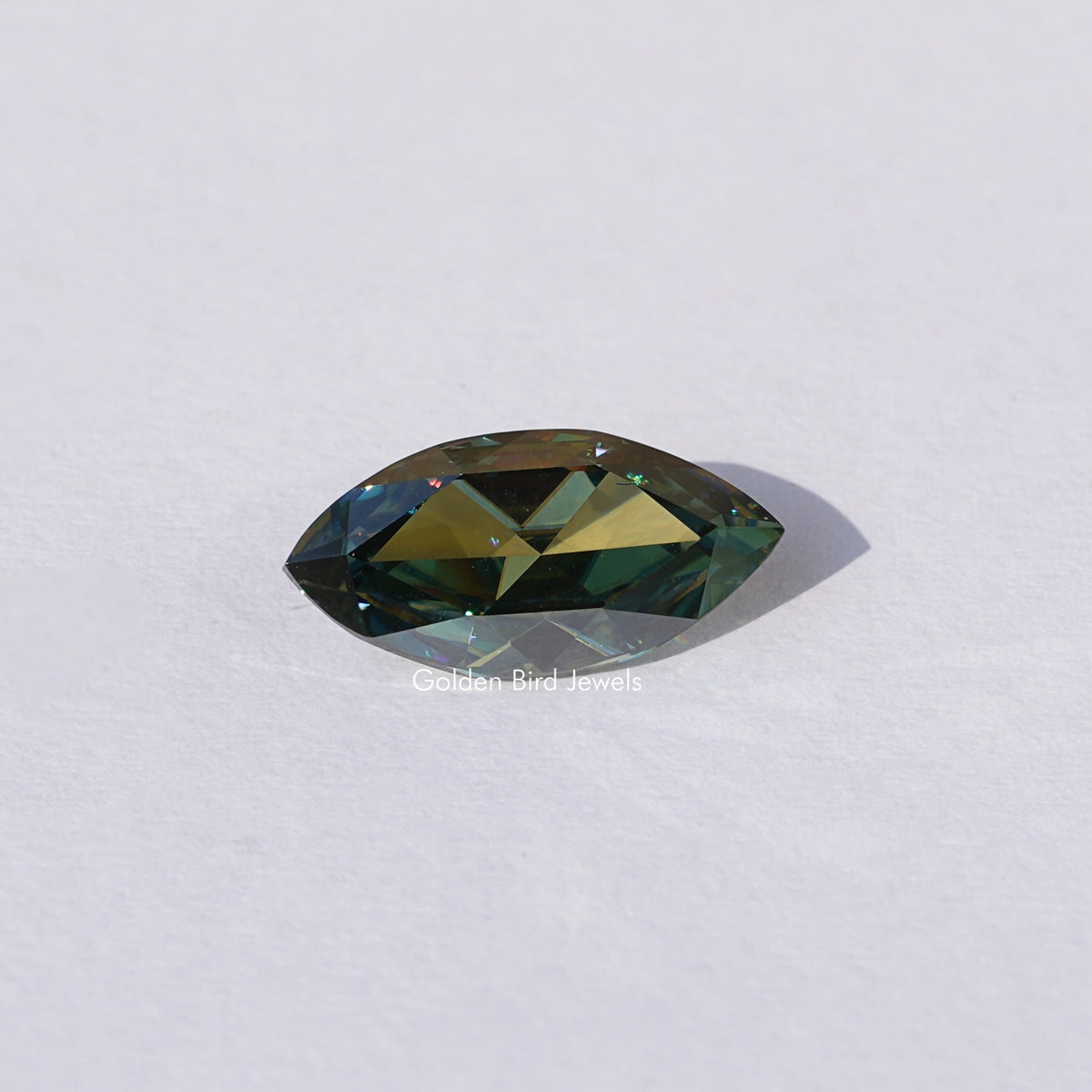 Rose Cut Marquise Moissanite Loose Stone