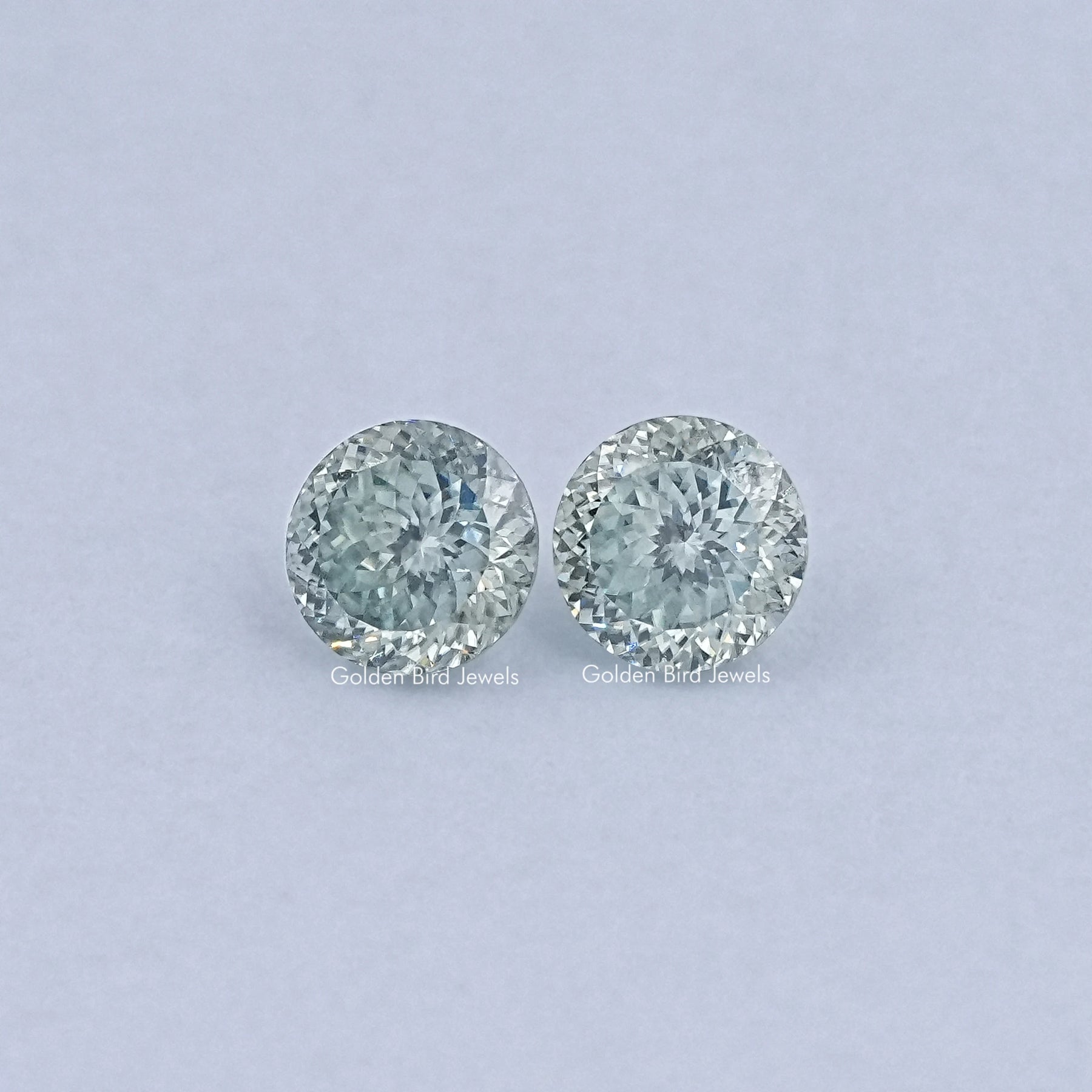 View Of Portuguese Cut Loose Moissanite Pair
