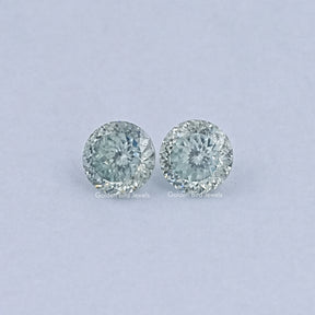 View Of Portuguese Cut Loose Moissanite Pair
