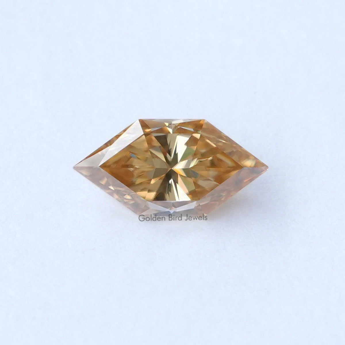 2.50 Carat Champagne Dutch Marquise Moissanite Loose