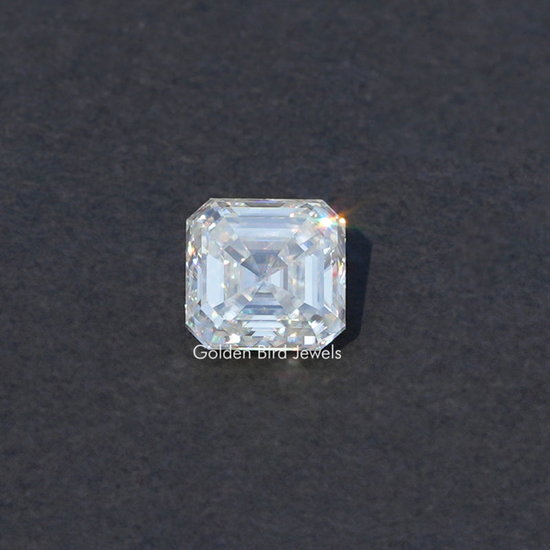 1.85 CT Colorless Asscher Moissanite Loose Stone