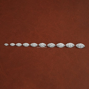 View of Marquise Cut Lab Grown Loose Diamond In Colorless