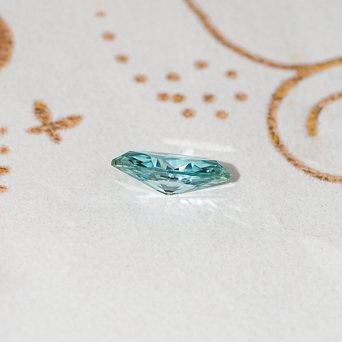 Blue Marquise Cut Moissanite Loose Stone