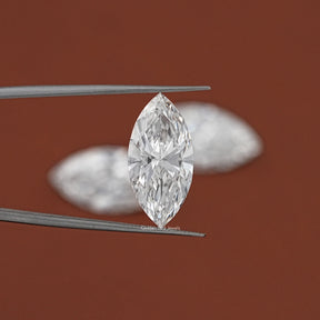 In Tweezer View Of IGI Certified Marquise Cut Loose Lab Diamond