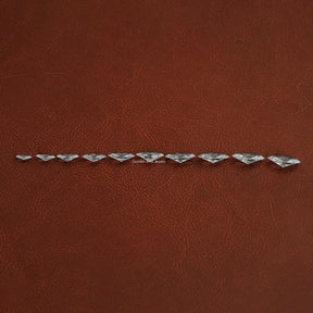 Side View of Marquise Cut Loose Lab Diamond In White
