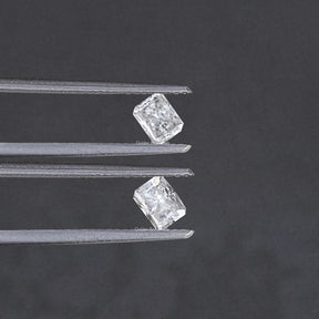 Radiant Cut Loose Moissanite Pair
