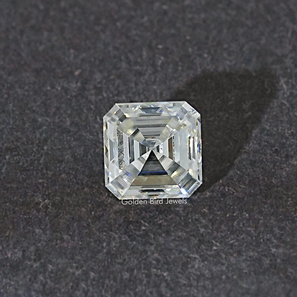 2.85 CT Off White Asscher Moissanite Loose Stone