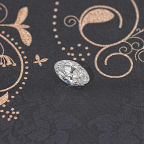 Colorless Old Mine Cut Moval Loose Moissanite