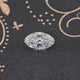 Colorless Old Mine Cut Moval Loose Moissanite