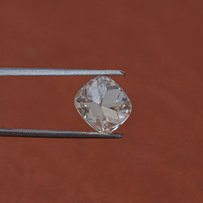 Front View Of Old Mine Cushion Cut Loose Stone