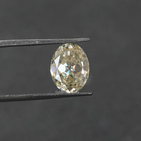 View of Oval Cut Loose Moissanite