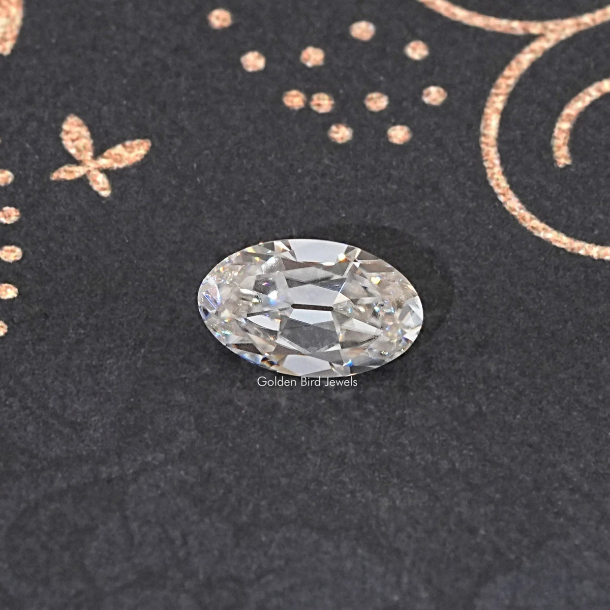 Old Mine Oval Moissanite Loose Stone