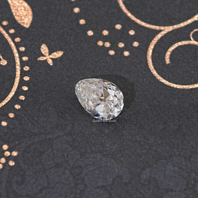 Old Mine Pear Cut Loose Moissanite