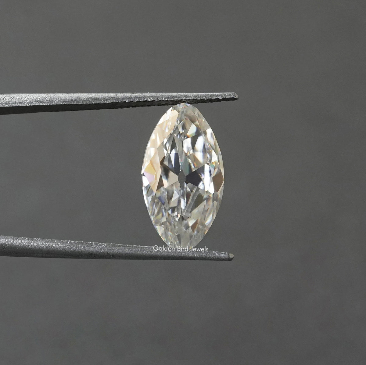 View Of Moval Cut Loose Moissanite Stone