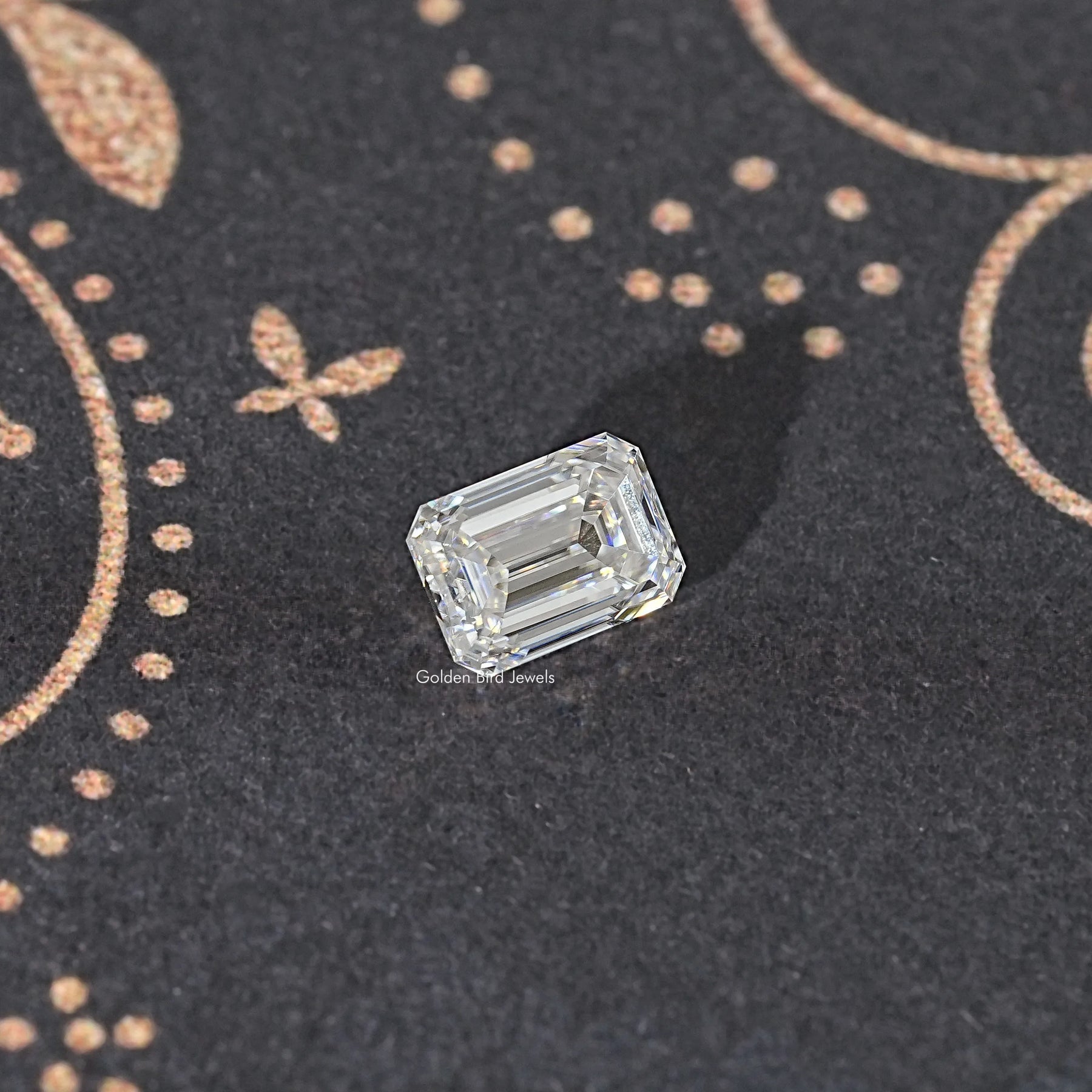 Near Colorless Emerald Moissanite Loose
