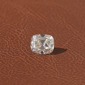 Front View Of Moissanite Cushion Cut Loose Stone