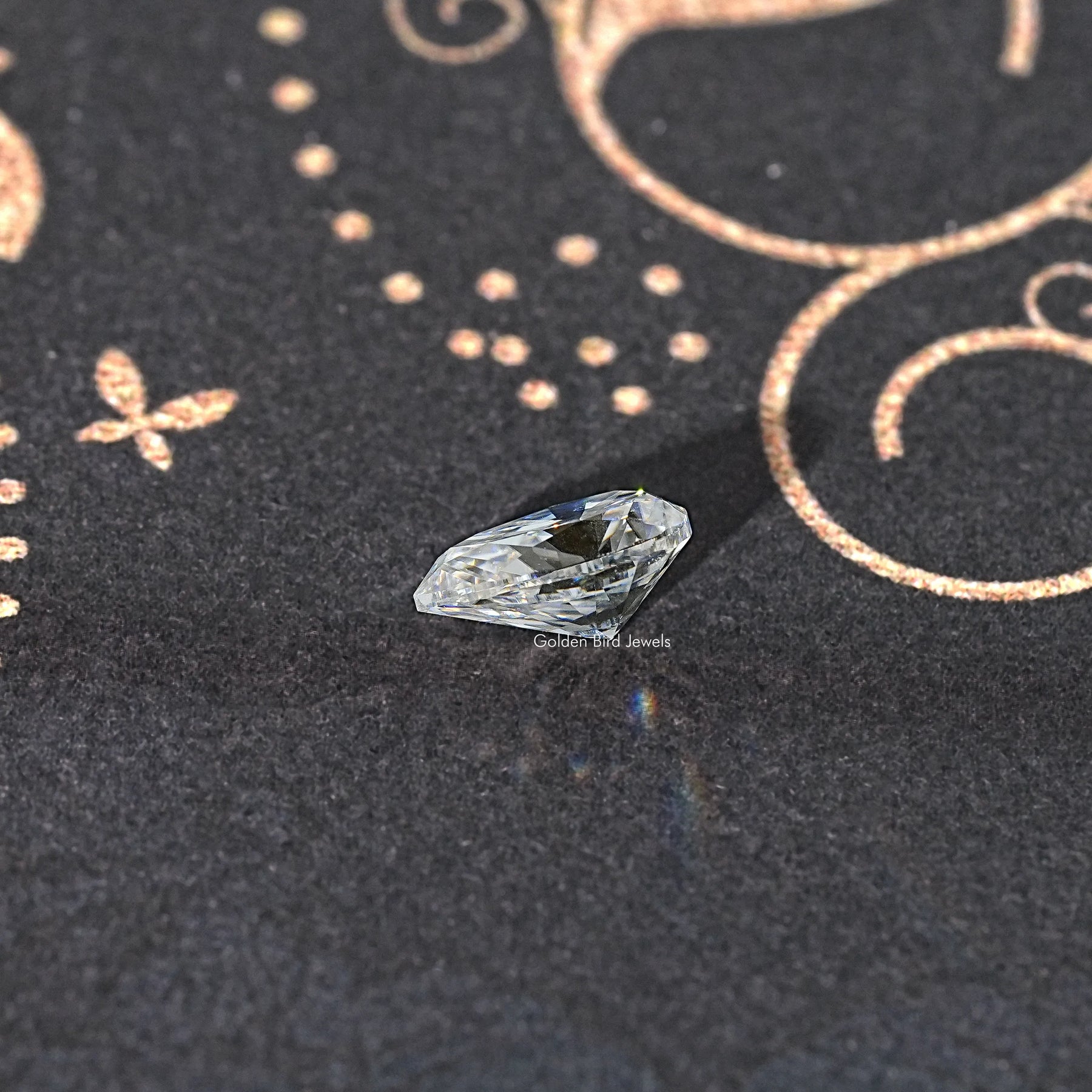 Near Colorless Pear Moissanite Loose