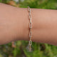 Round Cut Lab Grown Diamond Link Bracelet