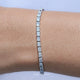 View Of Radiant Cut Lab Grown Diamond Tennis Bracelet	
