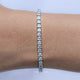 View Of Asscher Cut Lab Grown Diamond Tennis Bracelet	
