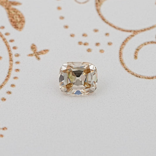 Yellow Old Mine Cushion Cut Loose Stone