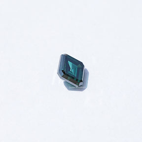 Cross View Of Old mine Asscher Cut Moissanite 