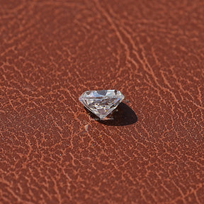Cross View Of Colorless Cushion Cut Loose
