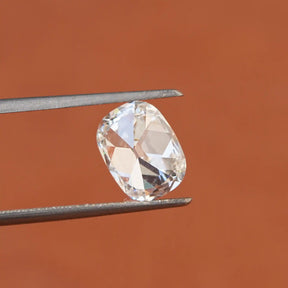 Front View Of Old Mine Cushion Cut Diamond