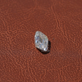 Close View Of Colorless Old Mine Cushion Cut Loose Stone