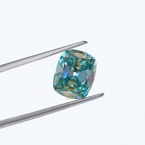 View Of Blue Old Mine Cushion Cut Loose Stone