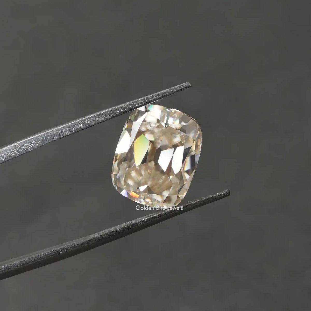 Old Mine Cushion Cut Loose Moissanite Stone