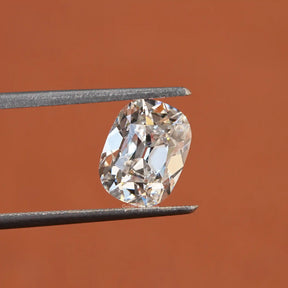 In Tweezer View Vintage Old Mine Lab Grown Diamond